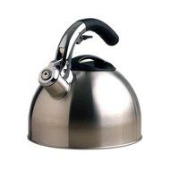 Primula Liberty Soft Grip Brushed Stainless Steel Tea Kettle 3.0 Quart