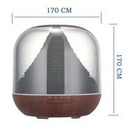 ATD 300ML Two steps out of the Fog Cylindrical Humidifier,Ultrasonic Atomization 7 Color Diffusion Humidifier... N5