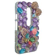 Spritech(TM) Bling Clear Phone Case For Motorola Moto G3/Moto G (3rd Gen),3D Handmade Blue Crystal Butterfly Small... N39