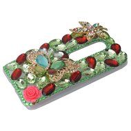 Spritech(TM) Bling Clear Phone Case For Motorola Moto G3/Moto G (3rd Gen),3D Handmade Blue Crystal Butterfly Small... N46