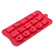 DUFUSTORE Chocolate Cake Candy Baking Silicone Bakeware Mould High Heel Pattern Random Color N2