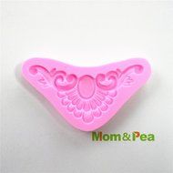 Mom&amp;pea 0516 Corner Flower Shaped Silicone Mould for Fondant Cake Sugar Paste Cake Decoration 3d Cake Toppers...