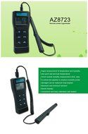 AZ 8723 Industrial Portable Precision Remote Probe Digital Temperature Humidity Meter with DP WB Temperature Measurement N2