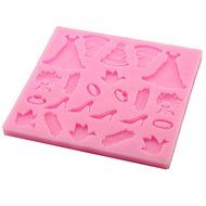 Mr.S Shop 3D Dress High Heels Accessories Silicone Mold Chocolate Fondant Soap Mold DIY Cake Decoration Tools,... N4