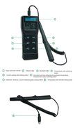 AZ 8723 Industrial Portable Precision Remote Probe Digital Temperature Humidity Meter with DP WB Temperature Measurement N3