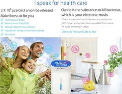 LEXN USB&amp;Battery Portable Air Purifier,Negative Ion Generator,Ozone Generator for Removing Smoke Pollen odor in... N7