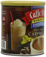 Caffe D'Vita Sugar Free French Vanilla Cappuccino Mix, 8.5-Ounce Canisters (Pack of 6) N3
