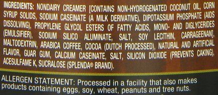 Caffe D'Vita Sugar Free French Vanilla Cappuccino Mix, 8.5-Ounce Canisters (Pack of 6) N4