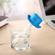 KANGVO Cowboy Cap USB Mini Portable Air Humidifier,Mini Cool Mist Humidifier Aromatherapy (Black) N4