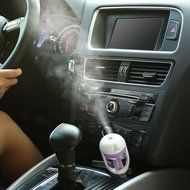 Anself Mini Portable Car Essential Oil Diffuser Aroma Humidifier Mist Maker N13