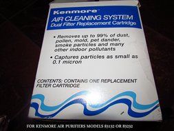 Kenmore Dual Filter Replacement Cartridge 83137 N3