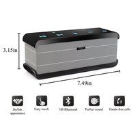 SmartSpeed Wireless Bluetooth Speakers Portable Wireless Rechargeable Stereo HIFI Outdoor Indoor Bluetooth 4.0... N3
