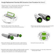 Hongfa Tangle-free Debris Extractor Set Replacement for Irobot Roomba 800 900 Series 870 880 980 (1)