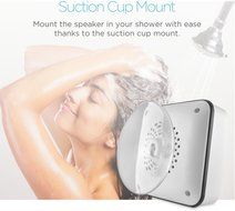 Waterproof Speaker, Ematic Cube RuggedLife Bluetooth Shower Speaker [ Cube ] N4