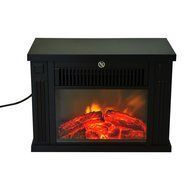 Gracelove Electric Fireplace Free Standing Tabletop Heater 1000W LED Fire Flame (Type 1) N2