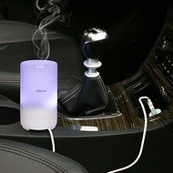 Aiho 50ml Essential Oil Diffuser for Aromatherapy with 5V-1A Car Charger, Ultrasonic Cool Mist Humidifier Auto... N2