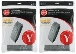 Hoover Type Y Carbon HEPA Bag (2-Pack), AH10165 N2