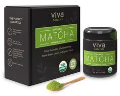 Viva Naturals Organic Matcha Green Tea Powder, 1 oz N2