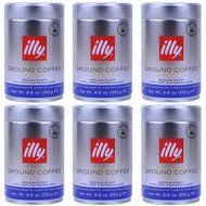 illy Caffe Normale Drip Grind (Medium Roast, Blue Band) Coffee Cans 8.8 oz (Pack of 6) N3