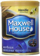 Maxwell House Ground Coffee, Vanilla, 11 Ounce