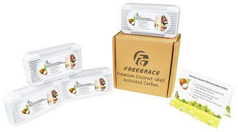 Coconut Shell Activated Carbon/Charcoal (4 pack) -Air Purifying Bag - 3Times the Adsorption Capacity of Active... N2