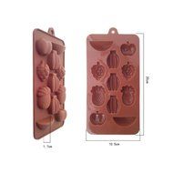 Mix Fruit Shape Chocolate Silicone Mold Baking Cake Decoration