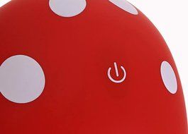 Gillberry Home Aroma LED Humidifier Mushroom Air Diffuser Purifier Atomizer New (Red)