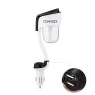 CONMDEX Humidifier Diffuser Steam for Car New Gen with Charger Port 2 in 1 Splitter Aromatherapy Essential Oil... N15