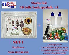 Starter Kit 3D Jelly Tools specially Type 1 - Sunflower - 3D Gelatin Art Tools N2