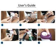 Mini Car Aromatherapy Humidifier/ Vehicle Lighter Essential Oil Diffuser Mist with Dual USB Ports for Phone Charging... N2