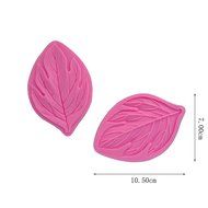 Wocuz WZ1210 Silicone Leaf Petal Veiner Sugar Craft Tools Fondant and Gum Paste Mold N2