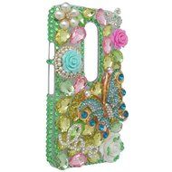 Spritech(TM) Bling Clear Phone Case For Motorola Moto G3/Moto G (3rd Gen),3D Handmade Blue Crystal Butterfly Small... N92