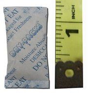 Dry-Packs 1/2gm Tyvek Silica Gel Packet, Pack of 50 N2