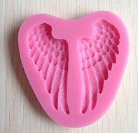 HSE Beautiful Angel Wings shape Silicone 3D Mold Cookware Dining Bar Non-Stick Cake Decorating fondant soap mold N2