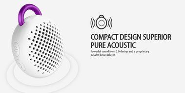 Divoom Bluetune Bean Portable Pocket Sized Bluetooth Speaker for IPhone 6S, 6 Samsung Galaxy S6, LG G4, iPad and... N5