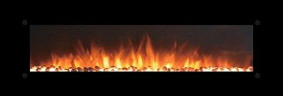 Touchstone 80005 OnyxXL Wall Mounted Electric Fireplace, 72 Inch Wide, 1500/750 Watt Heater (Black)