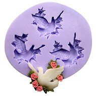 1pcs Mini 3-Dove of Peace(F0200) Silicone Handmade Fondant Craft DIY Mold/Cake Decorating Mold