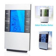 Soly Tech LCD Digital Hygrometer Humidity Thermometer Temperature Meter Indoor Clock N5