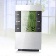 Soly Tech LCD Digital Hygrometer Humidity Thermometer Temperature Meter Indoor Clock N6