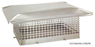 13 x 17 5/8 Spark Arrestor Stainless Steel Chimney Cap