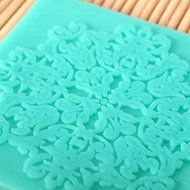 &quot;Flower Shapes Fondant Silicone Mould Lace Mold&quot; shopping