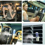 [Latest Design]Mini Portable Humidifier Car Oil Diffuser, Kobwa Ultrasonic Essential Air Diffusers With Negative... N9