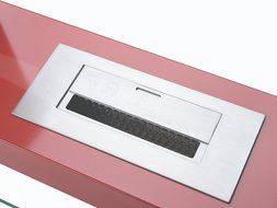 Ignis Ventless Bio Ethanol Fireplace Vitrum L Red N3