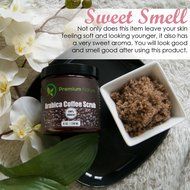 Premium Nature Natural Arabica Coffee Scrub, 8 oz