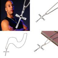 Best Gift Unisex&#039;s Men Silver Stainless Steel Cross Pendant Necklace Chain N2