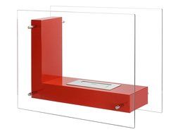 Ignis Ventless Bio Ethanol Fireplace Vitrum L Red N4