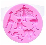 HSE Animal series sugar cake decoration silicone mold