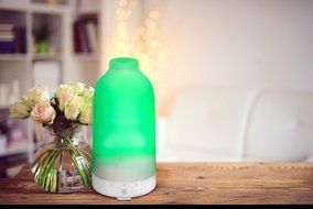 Essential Oil Diffuser Botella, Glass Aromatherapy Oils Humidifier and Mister Perfect Decor Gift for a Peaceful... N6