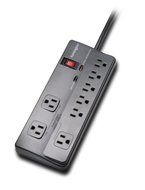 Kensington K38214NA Guardian Standard Power Strip, 125V, 6 Outlet 4-Foot Power Cord