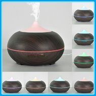 CLZZ 300ml Essential Oil Diffuser Ultrasonic Mist Humidifier for Home/Office- Wood Grain